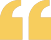 Pair of yellow quotation marks on black